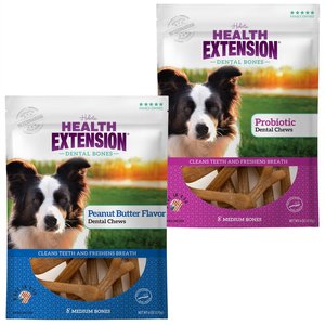 Health Extension Peanut Butter Flavored Dental Dog Treats