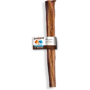 Jack & Pup Thick Bully Stick Dog Treat, 12-in, 1 count