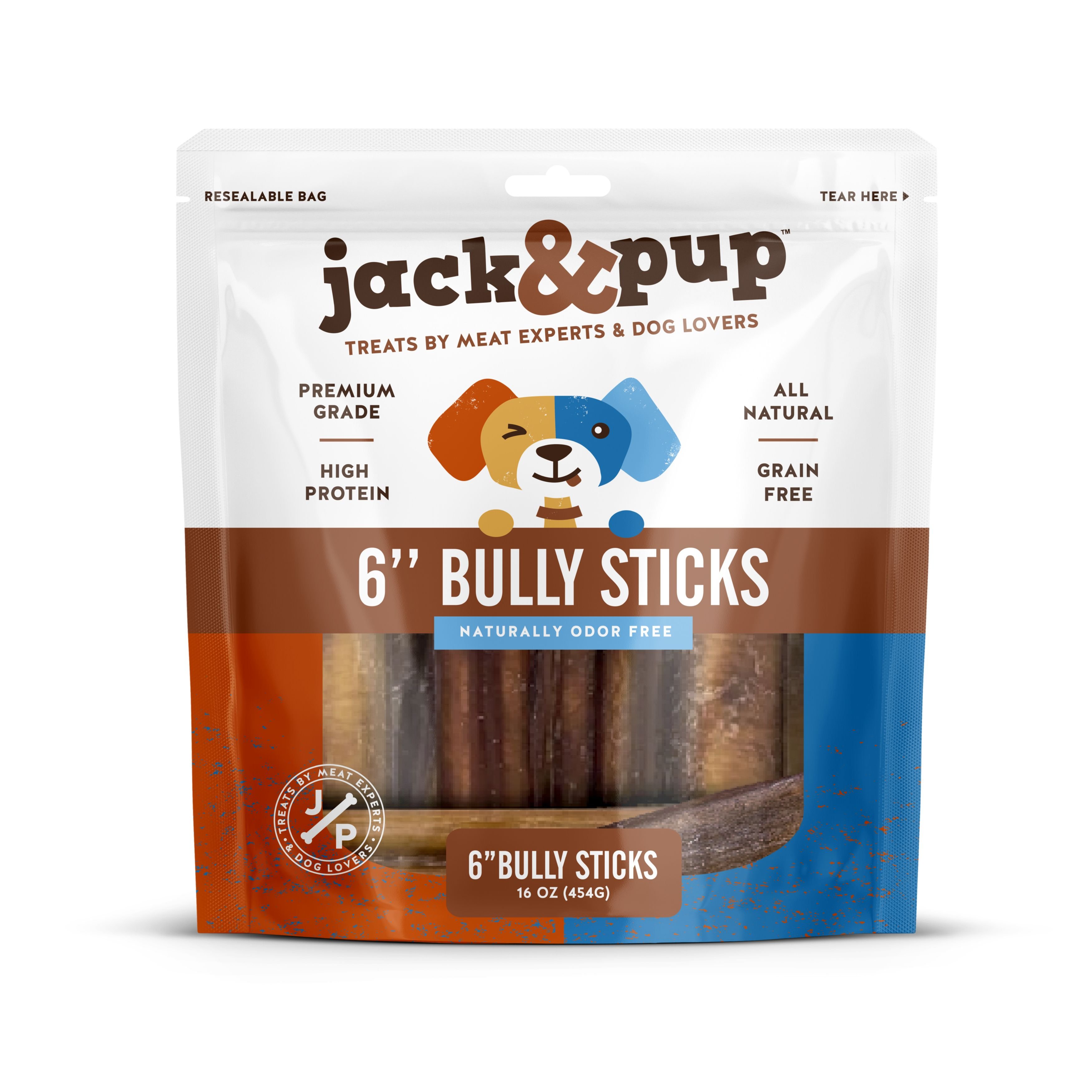 JACK & PUP Bully Stick Dog Treats Customer Questions