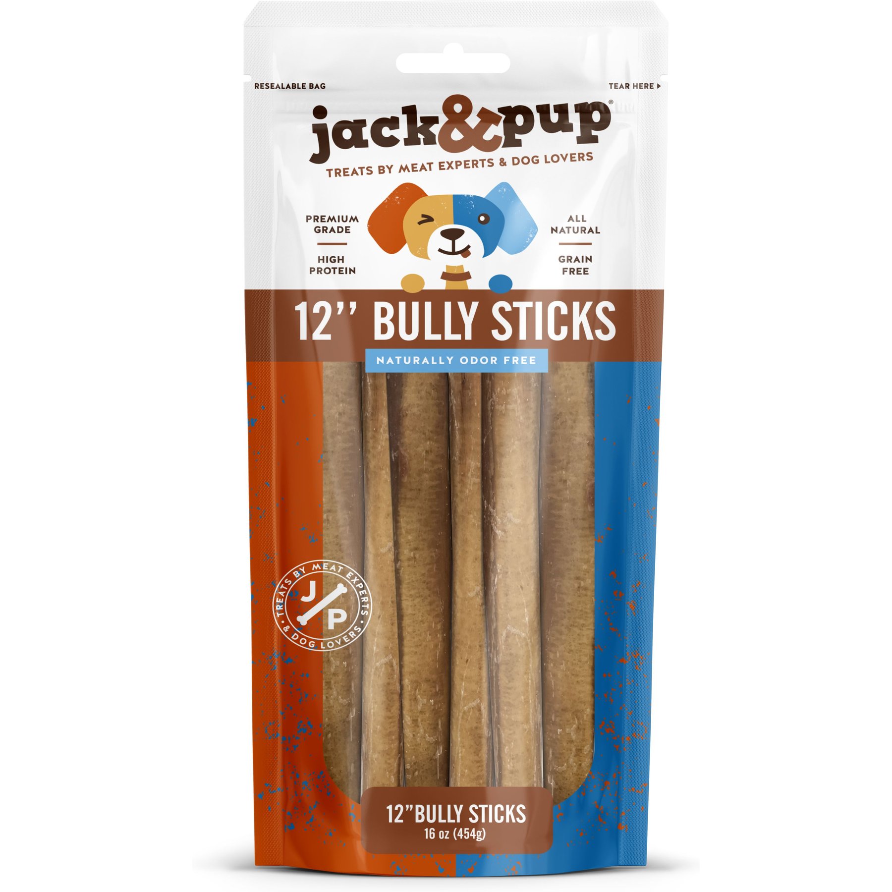 Downtown Pet Supply Bully Sticks 6-in Dog Treats, 100 Count