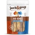 Jack & Pup Beef Rib Bone 6-in Dog Treats, 5 count