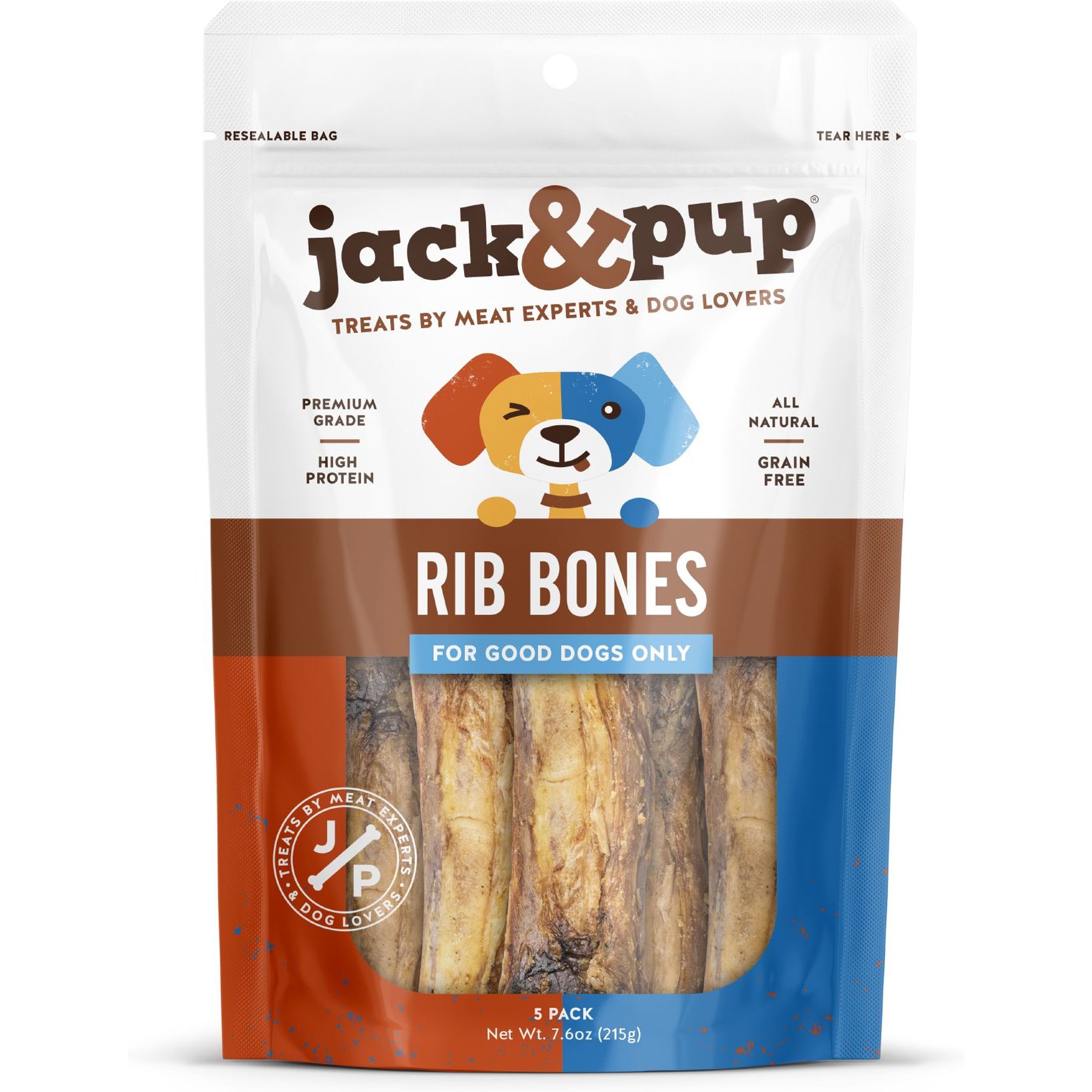 Jack and 2025 pup rib bones