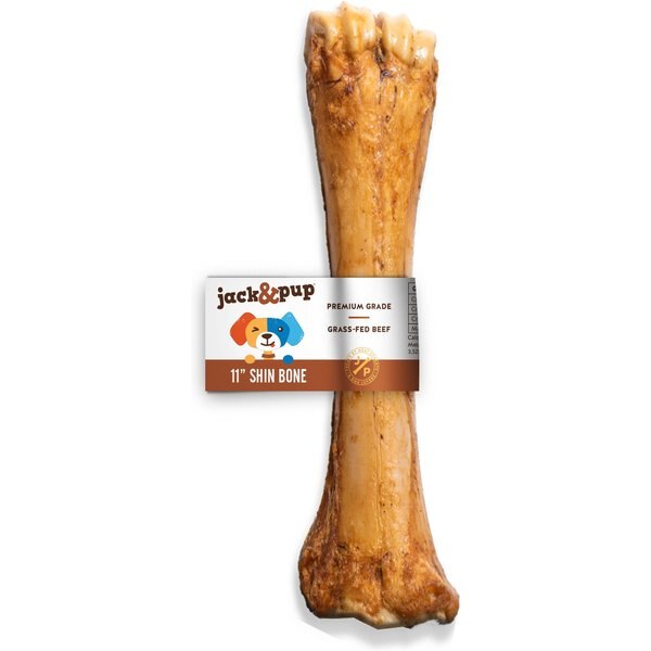 BONES & CHEWS Made in USA Beef Foreshank Bone Dog Treat, 2 count