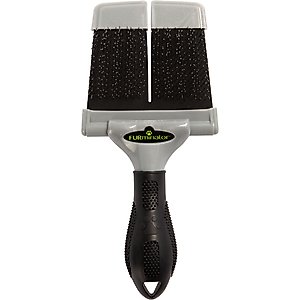 FURminator Firm Slicker Brush for Dogs, Large