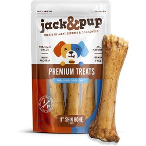 Jack & Pup Beef Shin Bone 11-in Dog Treat, 3 count