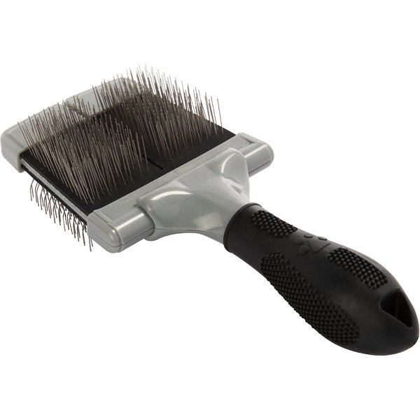 EVOLUTION Self-Cleaning Dog Slicker Brush, Small-Medium - Chewy.com