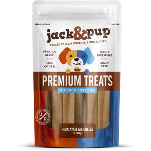 Jack & Pup Himalayan Yak Cheese Dog Treats, 16-oz bag