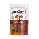 Jack & Pup Half Pig Ear Dog Treats, 5 count