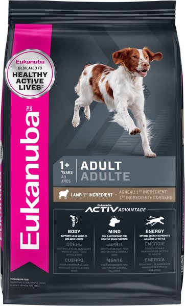 Eukanuba Adult Lamb 1st Ingredient Dry Dog Food, 30-lb bag slide 1 of 10