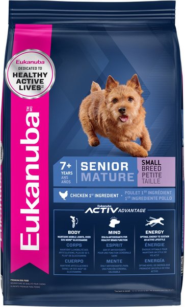 Eukanuba Senior Small Breed Dry Dog Food, 15-lb bag slide 1 of 9