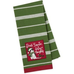 Design Imports Dear Santa Embellished Dish Towel