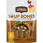 Rachael Ray Nutrish Turkey & Rice Flavor Soup Bones Dog Treats, 6.3-oz bag