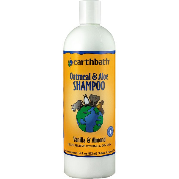 EARTHBATH Oatmeal & Aloe Dog & Cat Shampoo, 16fl oz bottle