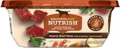 Rachael Ray Nutrish Natural Hearty Beef Stew Natural Grain-Free Wet Dog Food, 8-oz tub, case of 8