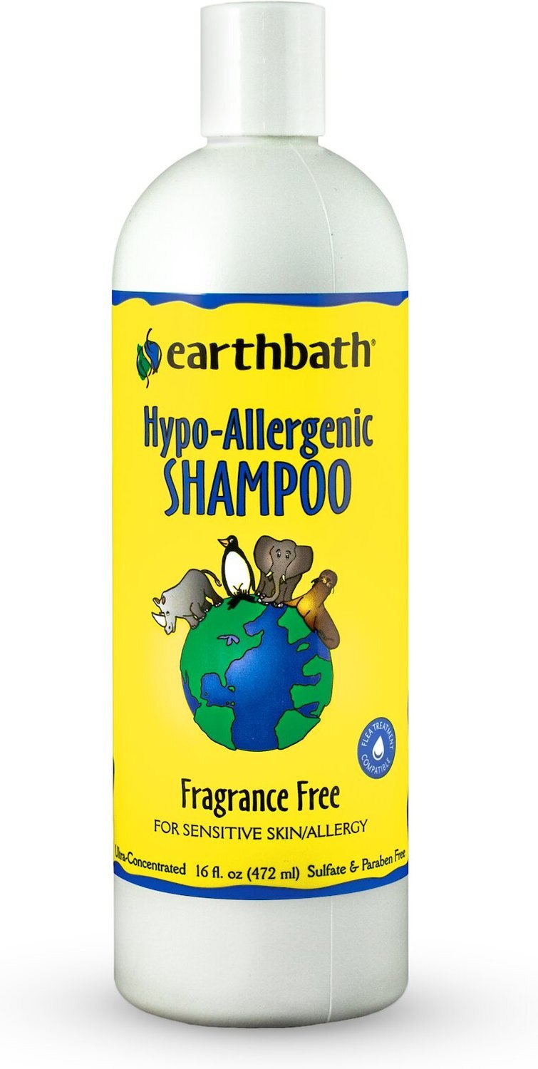EARTHBATH HypoAllergenic Dog & Cat Shampoo, 16oz bottle