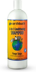 Earthbath 2-in-1 Mango Tango Conditioning Dog & Cat Shampoo, 16-oz bottle