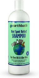 Earthbath Hot Spot Relief Tea Tree & Aloe Dog & Cat Shampoo, 16-oz bottle