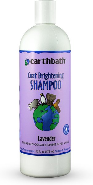 Earthbath Light Color Coat Brightening Lavender Dog & Cat Shampoo, 16-oz bottle slide 1 of 4