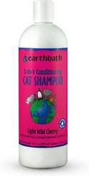 Earthbath 2-in-1 Light Wild Cherry Conditioning Cat Shampoo, 16-oz bottle