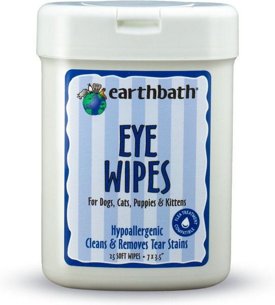 Earthbath Eye Wipes for Dogs & Cats, 25 count slide 1 of 3