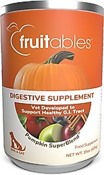 Fruitables Pumpkin SuperBlend Digestive Dog & Cat Supplement, 15-oz, case of 12