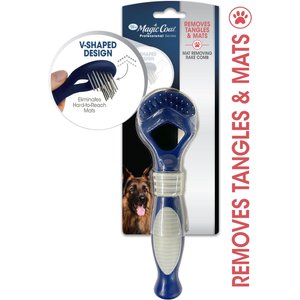 Four Paws Magic Coat Professional Series Instant Mat & Tangle Remover Rake & Comb