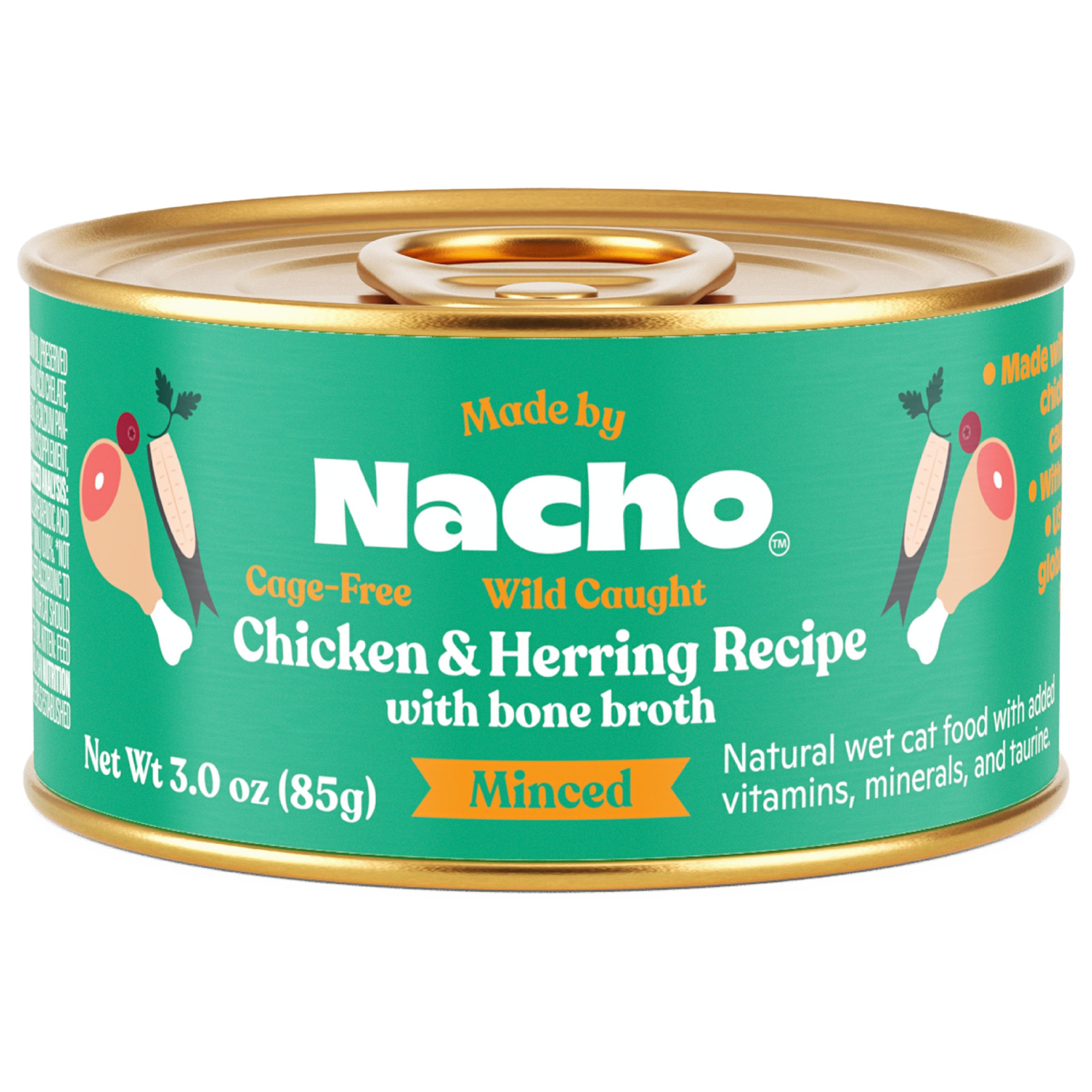 MADE BY NACHO WIldCaught Chicken & Herring Recipe with Bone Broth