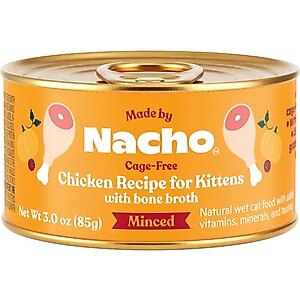 Made by Nacho Chicken Recipe Minced Wet Kitten Food, 3-oz can, case of 24
