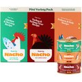 Made by Nacho Chicken, Herring, Salmon & Turkey Variety Pack Grain-Free Pate Wet Cat Food, 5.5-oz can, case of 12
