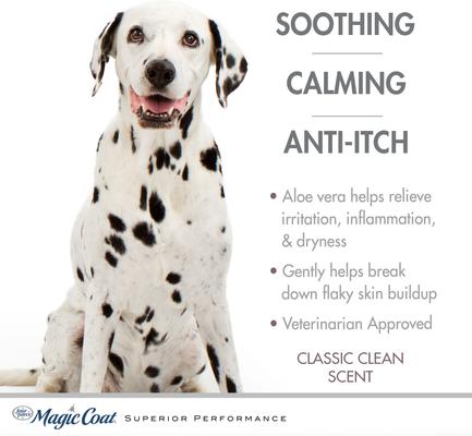 Show full view: Four Paws Magic Coat Medicated for Skin Allergies Dog Shampoo, 16-fl oz bottle slide 2 of 11
