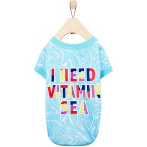 Frisco I Need Vitamin Sea Dog & Cat T-Shirt, Large