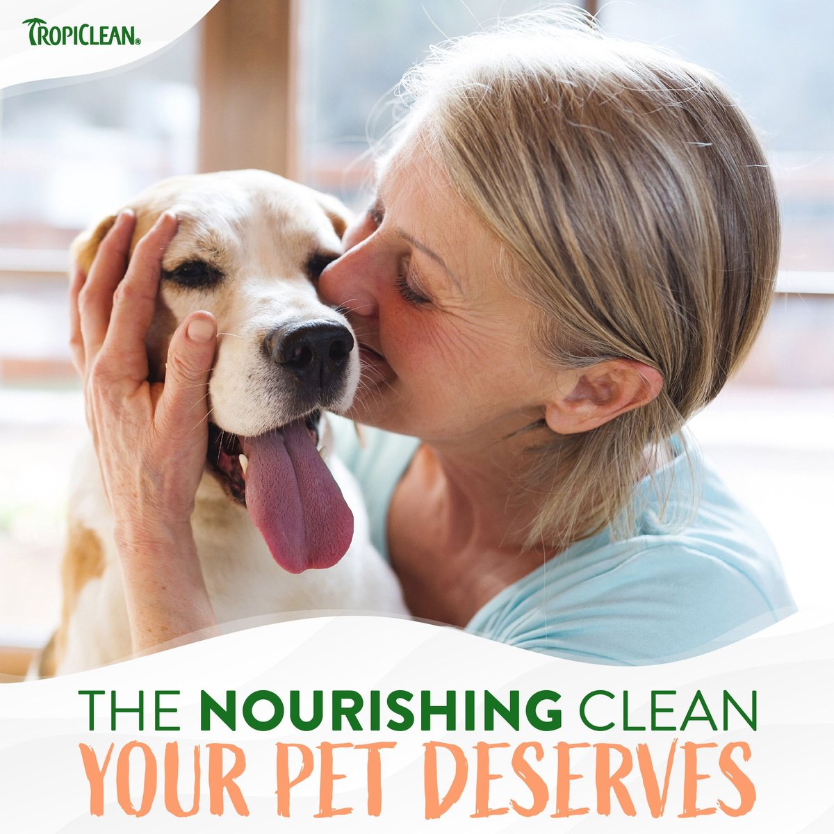 TROPICLEAN Luxury 2 in 1 Papaya & Coconut Pet Shampoo & Conditioner, 20