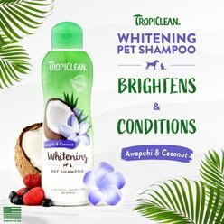 TropiClean Whitening Awapuhi & Coconut Shampoo, 20-oz bottle slide 2 of 8