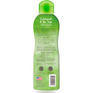 TropiClean Medicated Itchy Skin Relief Oatmeal & Tea Tree Dog Shampoo, 20-fl oz bottle