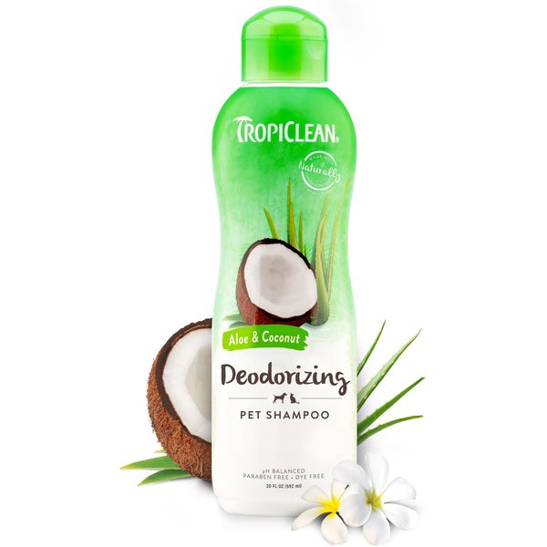 TROPICLEAN Lime & Coconut Deshedding Dog Shampoo, 20fl oz bottle