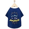Frisco I Live in the Sunshine Dog & Cat T-Shirt, Medium