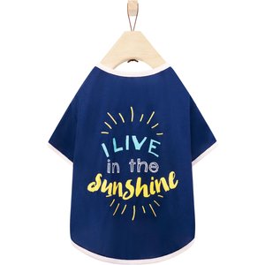 Frisco I Live in the Sunshine Dog & Cat T-Shirt, Large