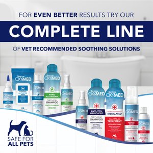 TropiClean OxyMed Medicated Anti-Itch Oatmeal Dog & Cat Shampoo, 20-oz bottle