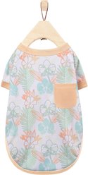 Frisco Vintage Tropical Dog & Cat Pocket T-Shirt, X-Small