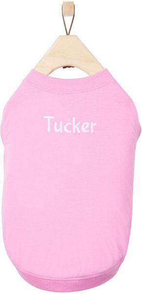 Frisco Personalized Basic Dog & Cat T-Shirt, Pink, X-Small slide 1 of 7