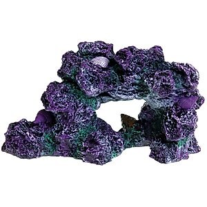 Underwater Treasures Reef Rock Cave Fish Ornament