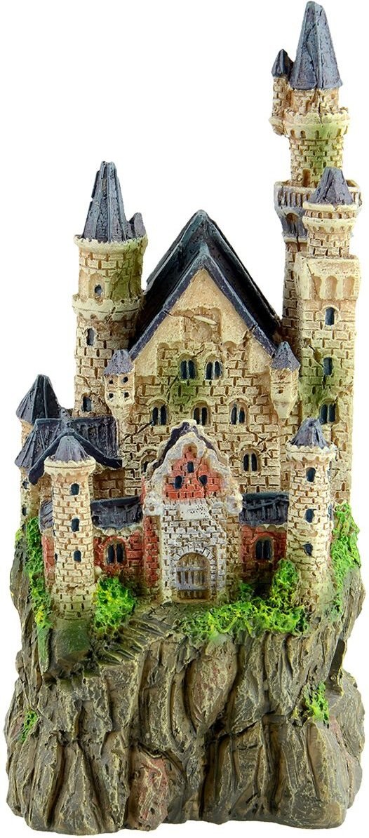 Underwater Treasures Fantasy Castle Fish Ornament