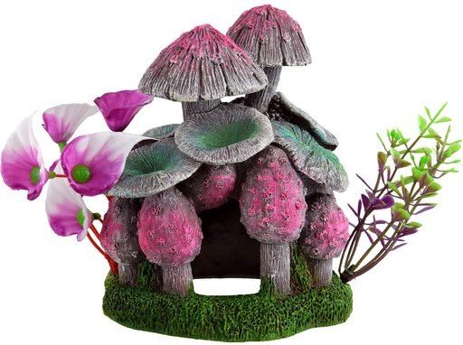 Underwater Treasures Magical Mushrooms Fish Ornament, Model B