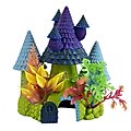 Underwater Treasures Fantasy Castle Fish Ornament