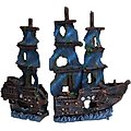 Underwater Treasures Atlantic Schooner Fish Ornament, 2 count