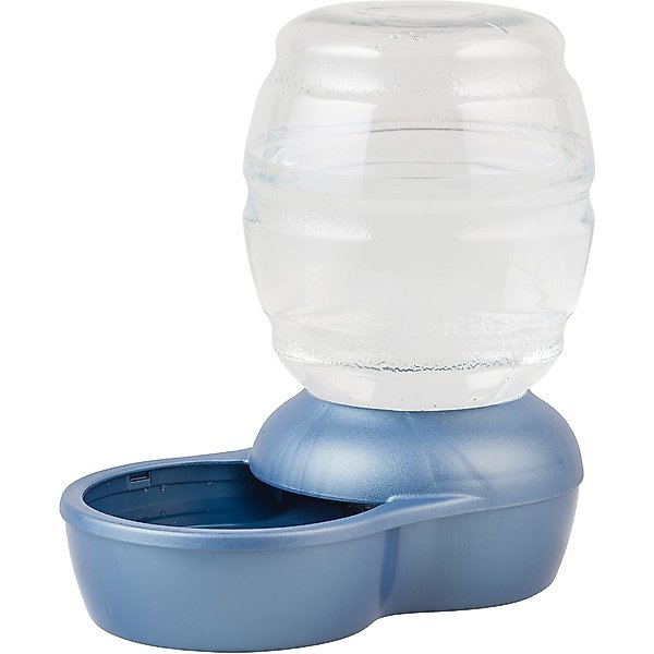 PETMATE Pearl Replendish Waterer with Microban, Peacock Blue, 1-gal ...