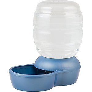 Petmate Pearl Replendish Waterer with Microban, Peacock Blue, 2.5-gal