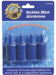 Underwater Treasures Cylindrical Fish Bubble Mist Airstone, 4 count