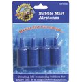 Underwater Treasures Cylindrical Fish Bubble Mist Airstone, 4 count