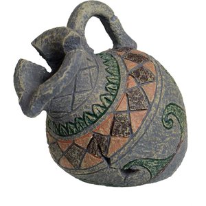 Underwater Treasures Ancient Wine Vessel Fish Ornament